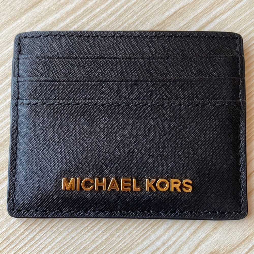 Michael Kors Card Wallet w/clear Card Holder
